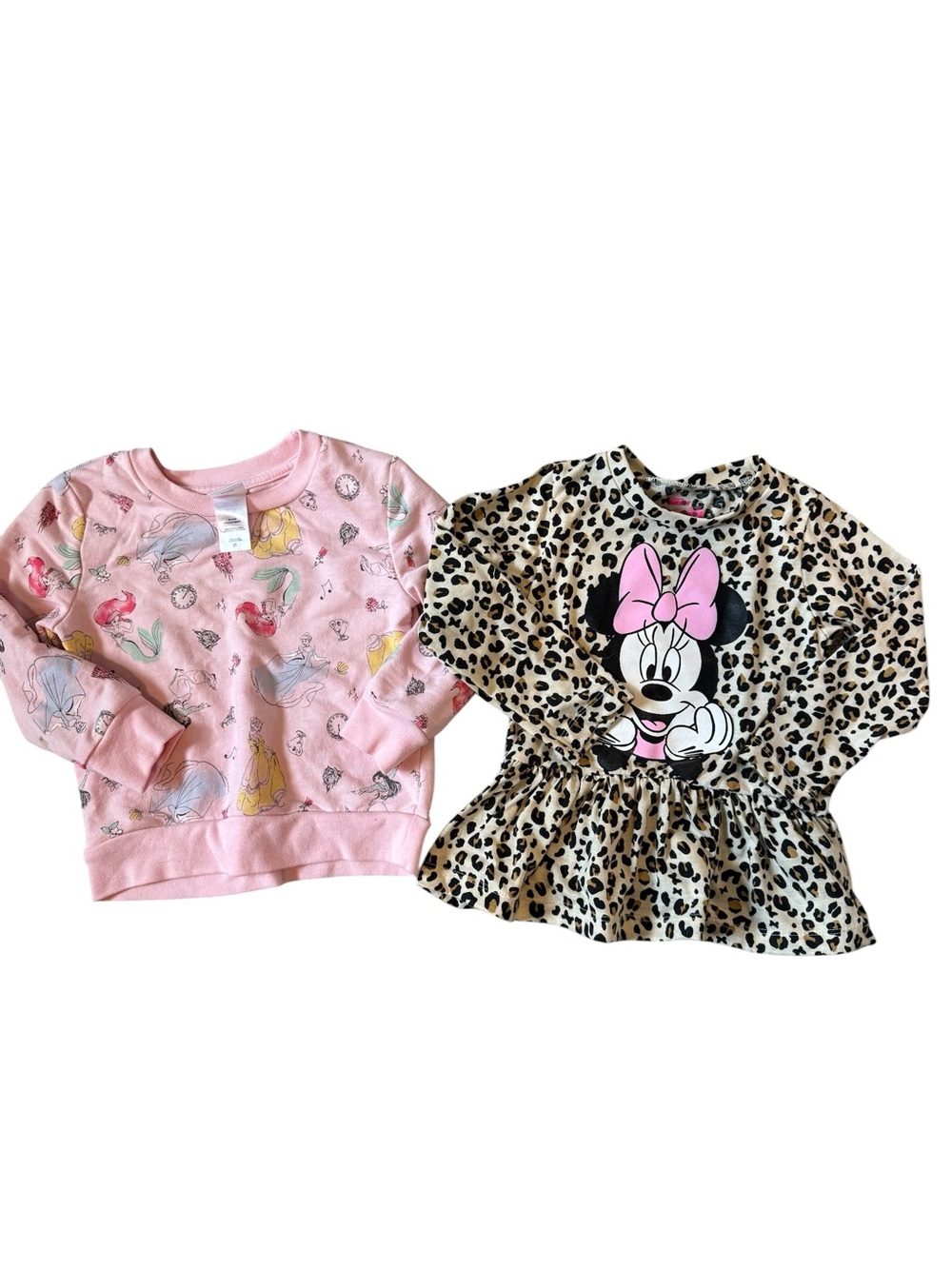 ✨💕Bundle of 2 Disney Toddler Girls Longsleeve Casual Tops | 3T